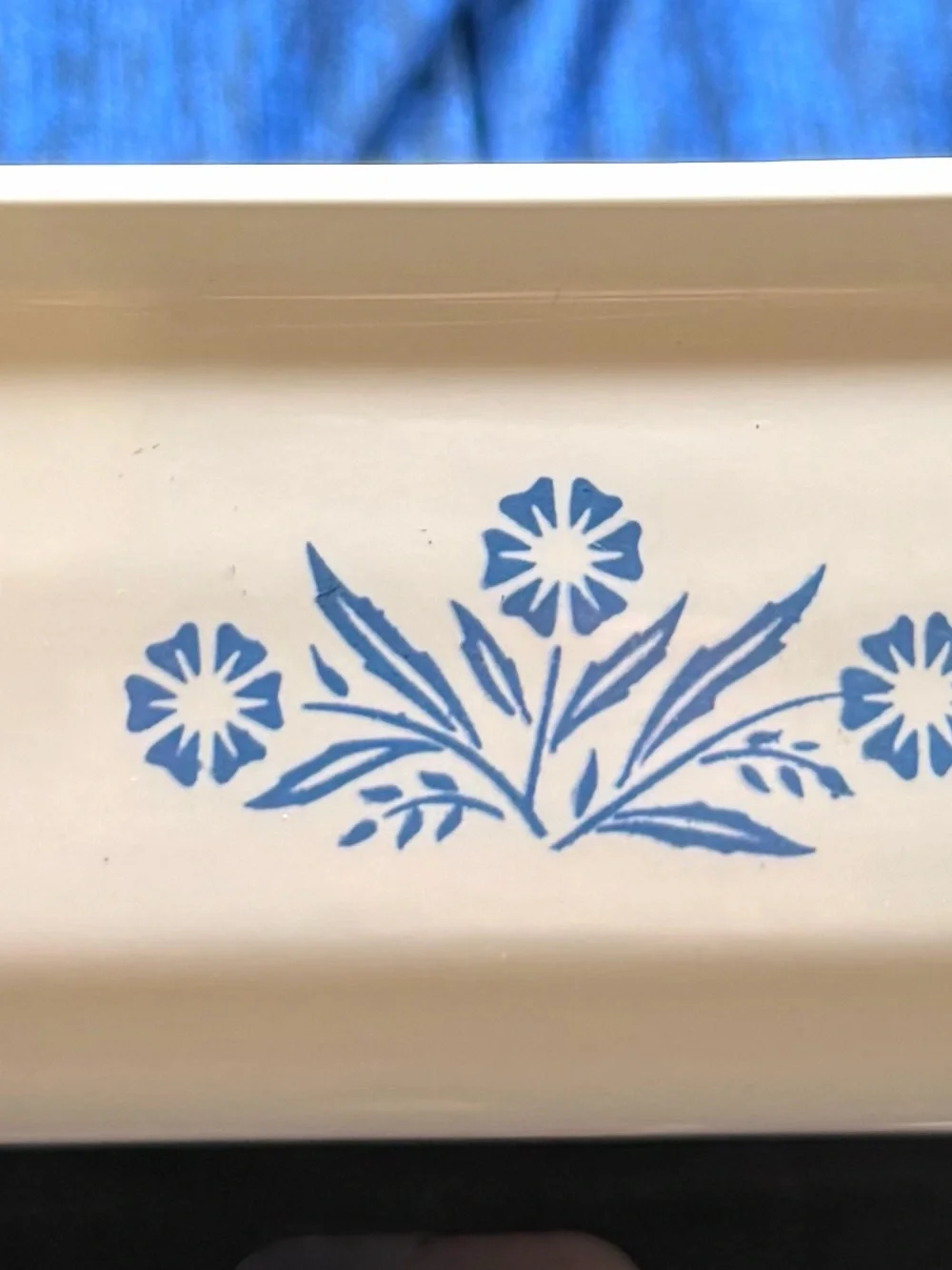 Corningware vintage blue